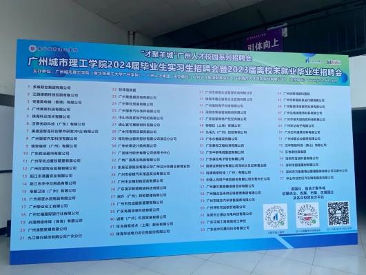 球王会网页版成功举办广州城市理工学院招聘会